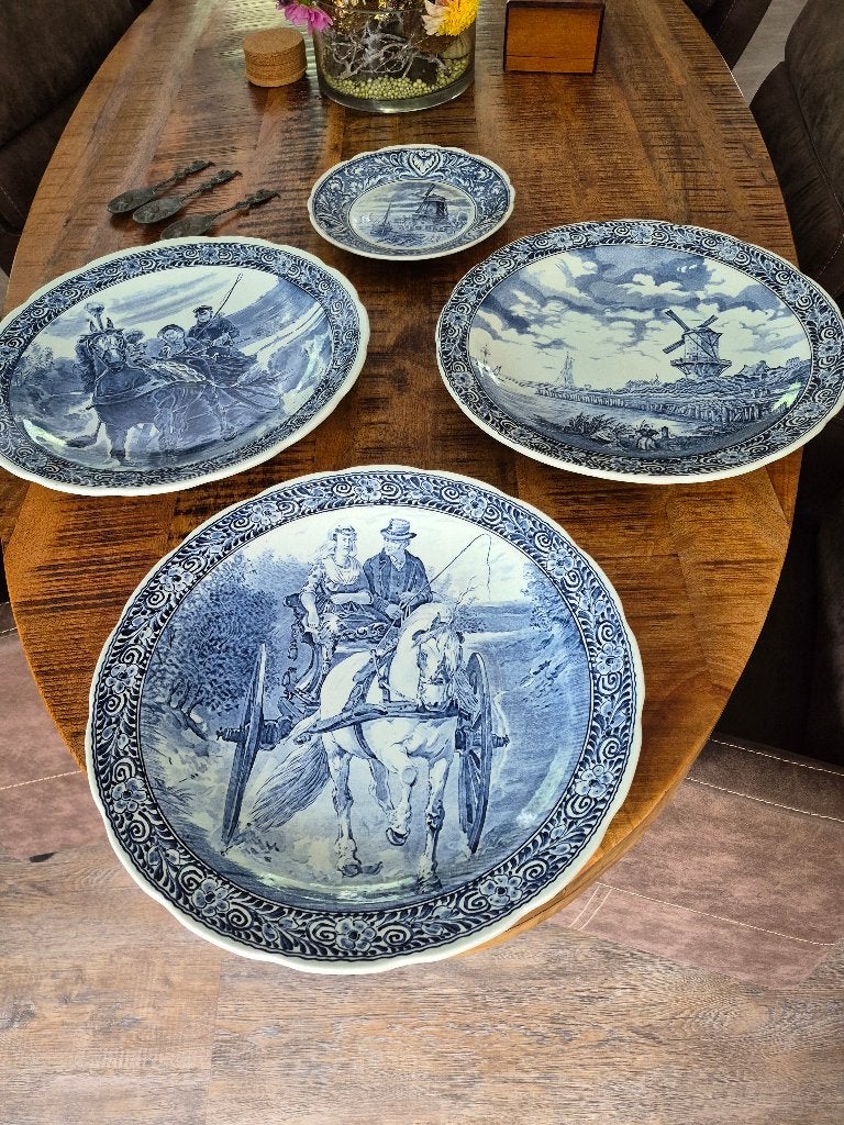 Delfts blauwe borden, Antiek en Kunst, Ophalen
