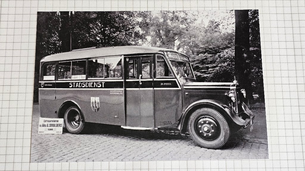 Foto BUS DE LUX Heerkens Tilburg 5, Verzamelen, Spoorwegen en Tramwegen, Verzenden, Gebruikt, Bus of Metro, Overige typen