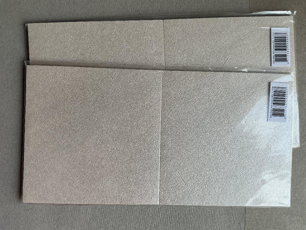 2 pakjes (satijn fiber)kaarten, Ophalen of Verzenden, Nieuw, Overige thema's, Blanco kaart of Basiskaart
