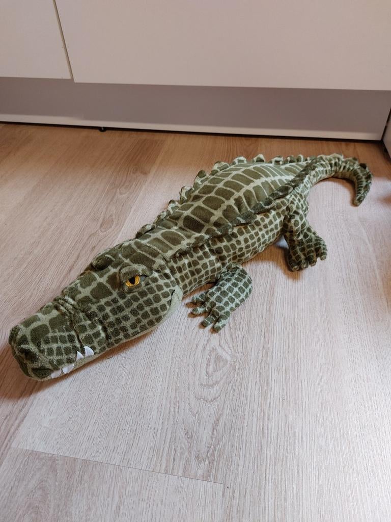 IKEA krokodil knuffel 60 cm jättemätt, Kinderen en Baby's, Speelgoed | Knuffels en Pluche, Ophalen of Verzenden