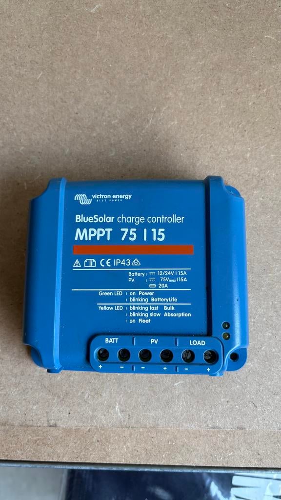 Victron MPPT Regelaar 75-15 - Werkt naar behoren, Ophalen of Verzenden, Gebruikt, Overige typen