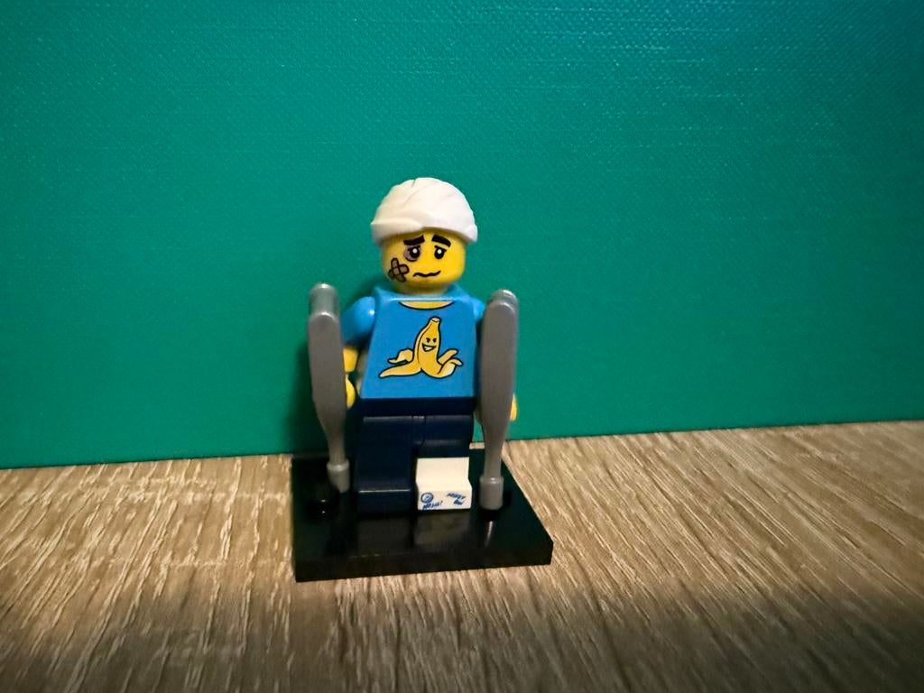 LEGO CMF Serie 15: Clumsy Guy, Ophalen of Verzenden, Zo goed als nieuw, Complete set, Lego
