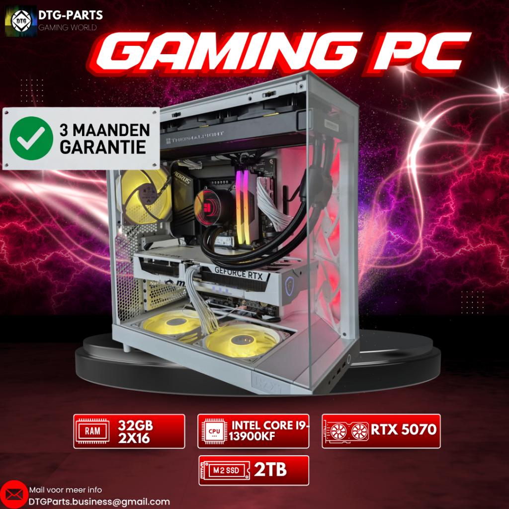 Gaming PC // RTX 5070 ti & Intel Core i9-13900KF, Ophalen, 7604 HM, 32 GB, DTGParts.Business@gmail.com
