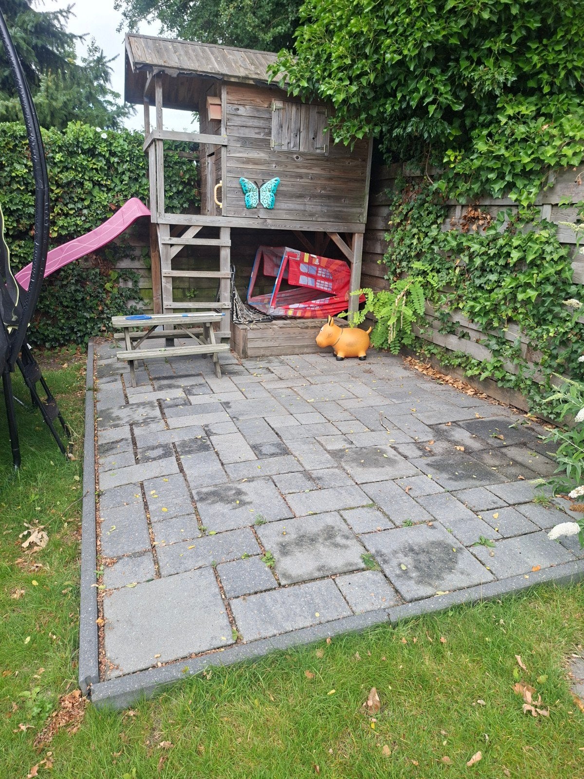 Terrastegels, Ophalen, Gebruikt, Beton, Terrastegels