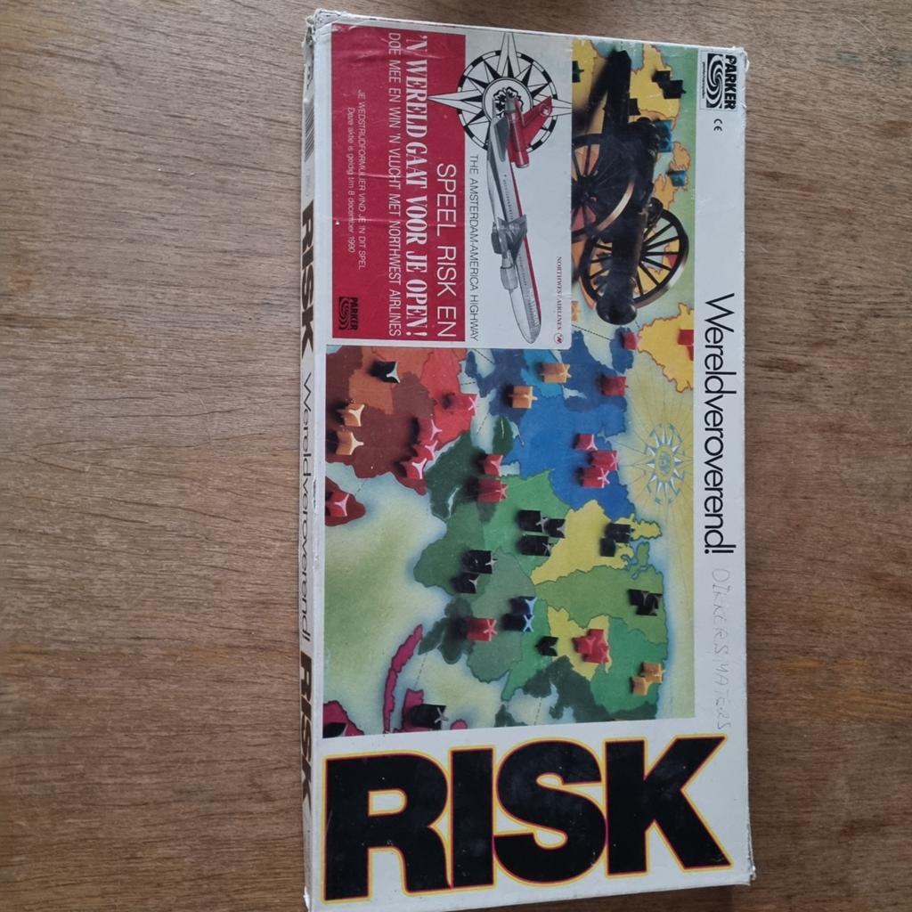Spel witte Risk spel van Parker, Ophalen