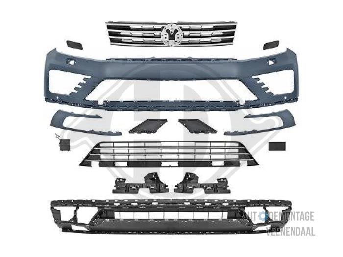 Voorbumper van een Volkswagen Touareg, -, Volkswagen, -, Nieuw