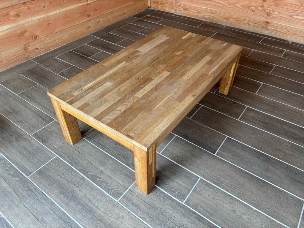 Woood salontafel 120 x 70 cm, Ophalen, Gebruikt, 100 tot 150 cm, Eikenhout