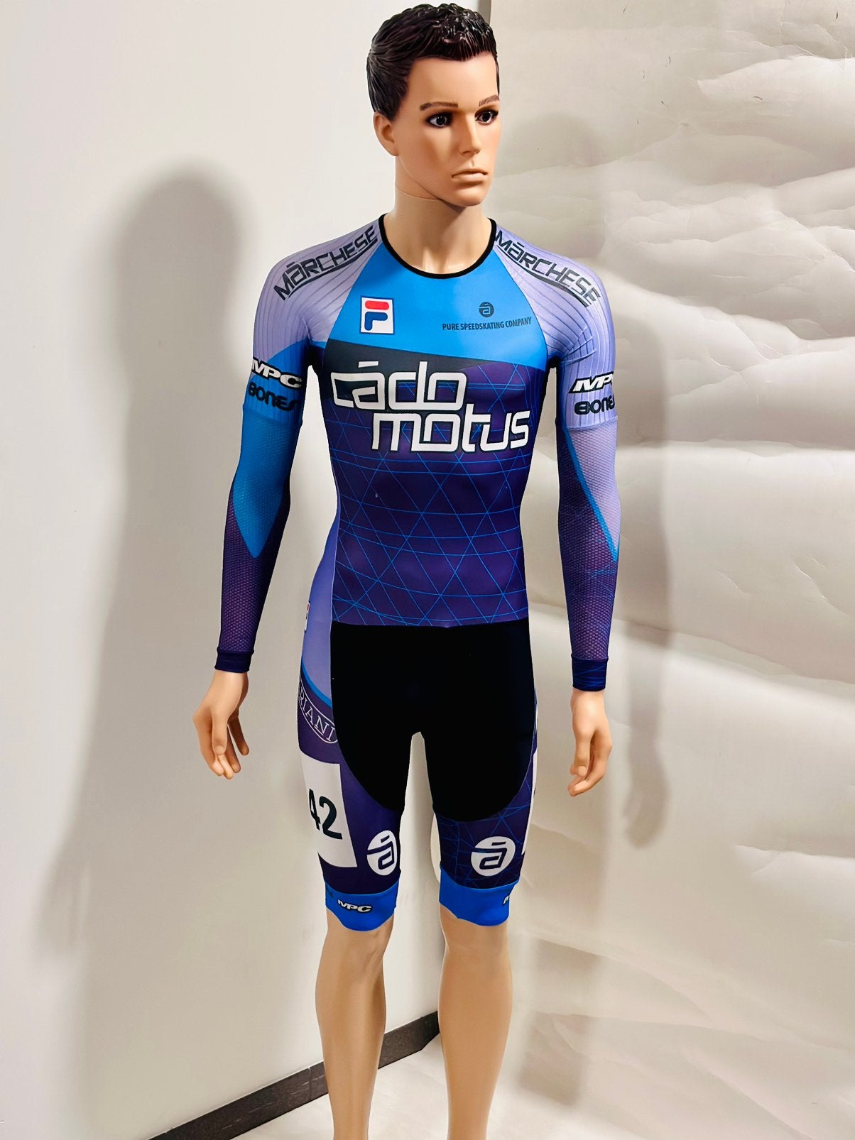 Skeelerkleding skeelerpak snelpak speedsuit maat S Fila, Ophalen of Verzenden, Zo goed als nieuw