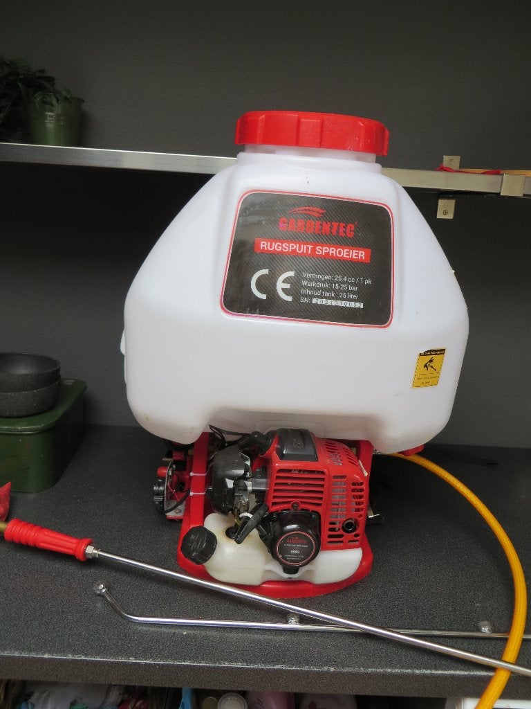 Gardentec motor rugspuit, Ophalen, Zo goed als nieuw, Gardentec