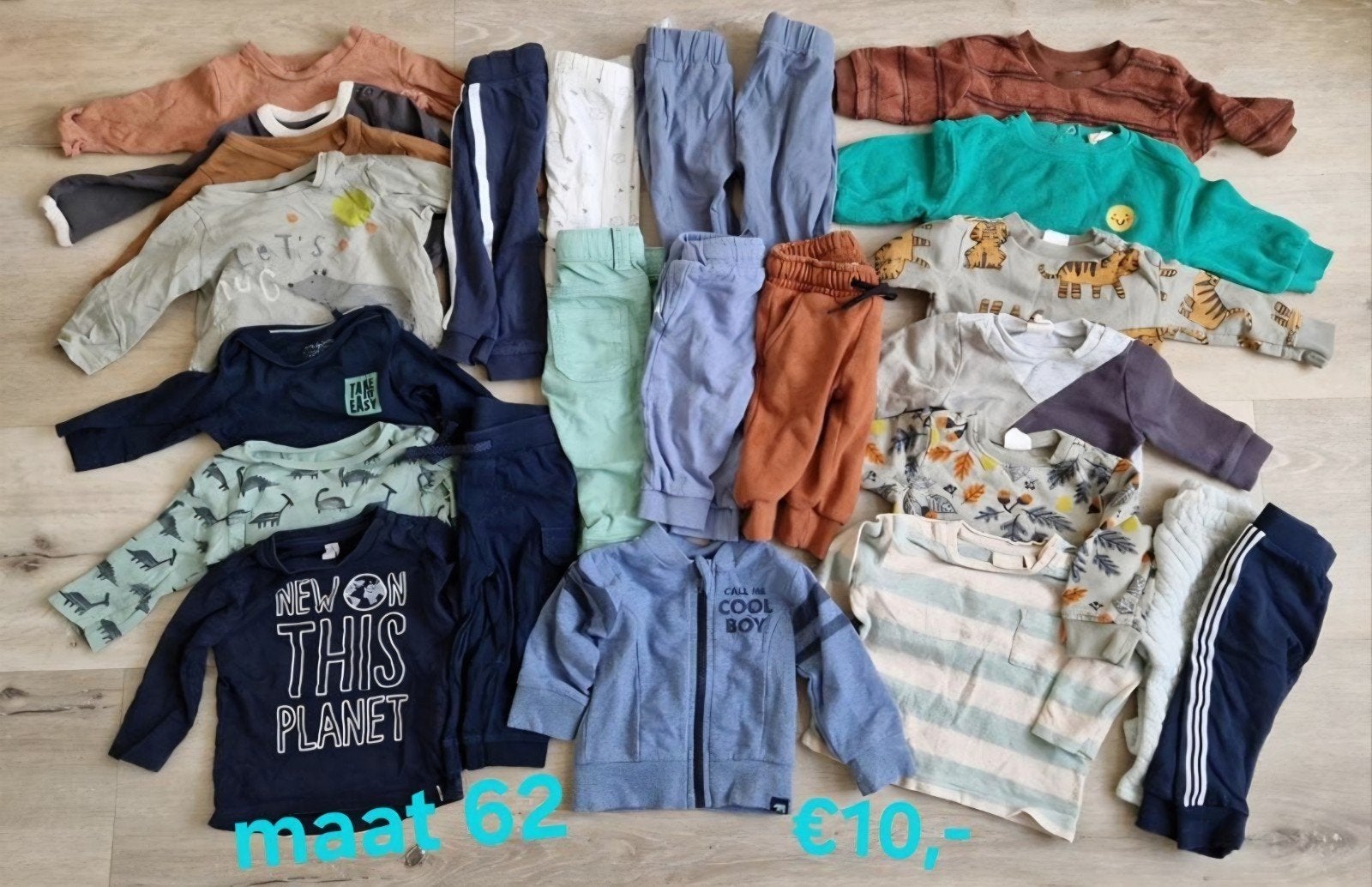Jongens kledingpakket maat 62, Ophalen, Zo goed als nieuw, Jongetje