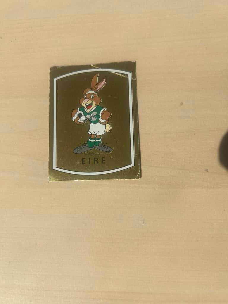 Panini EURO 88 Sticker Eire #184 - Zeldzaam!, Ophalen of Verzenden, Zo goed als nieuw, Sport