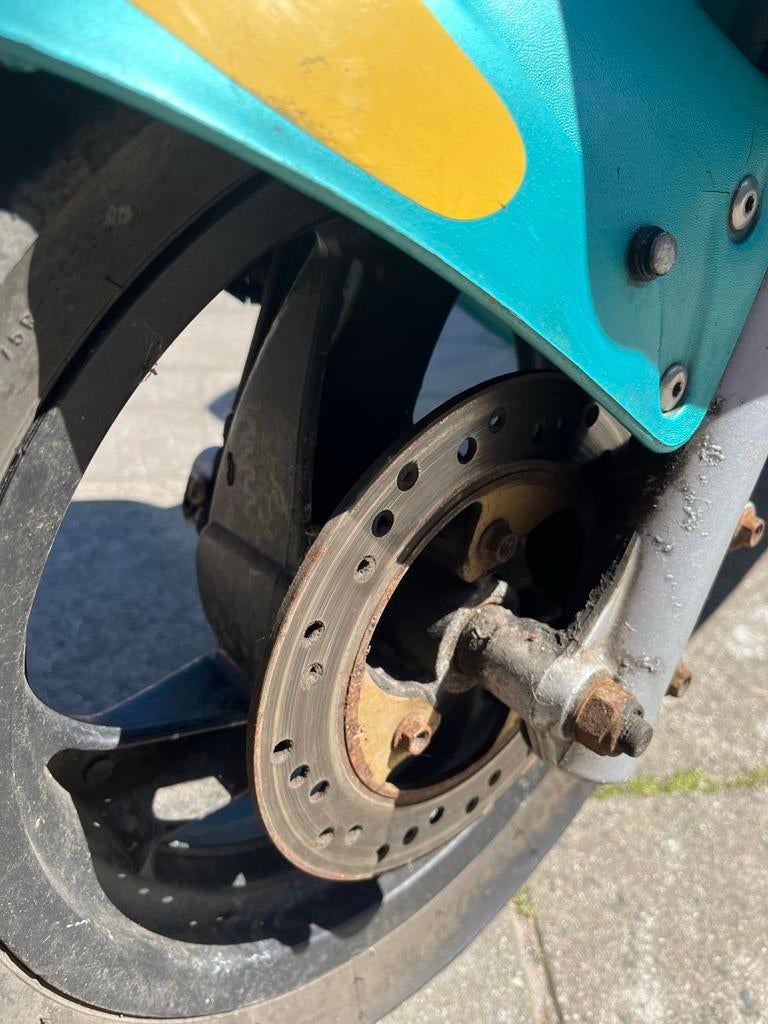 Aprilia Gulliver 50cc 2-takt scooter - Turquoise, Ophalen, Tweetakt, Gebruikt, Overige modellen