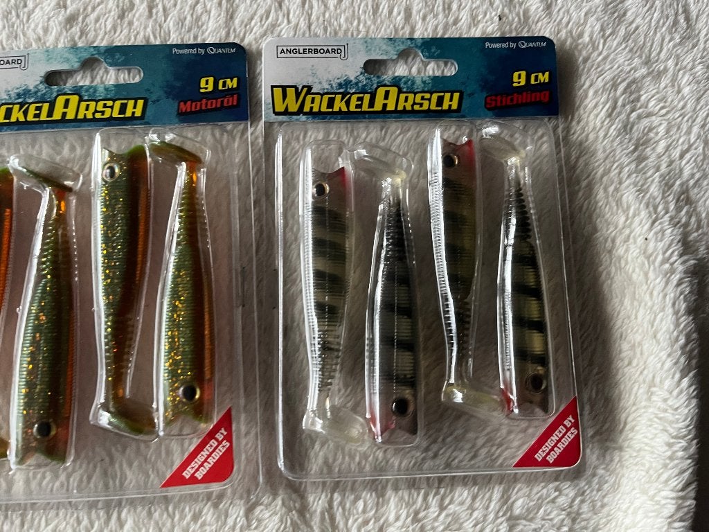 adv 397 / NIEUW mixset 3 blisters shads  9 cm QUANTUM, Watersport en Boten, Ophalen of Verzenden, Nieuw, Overige typen