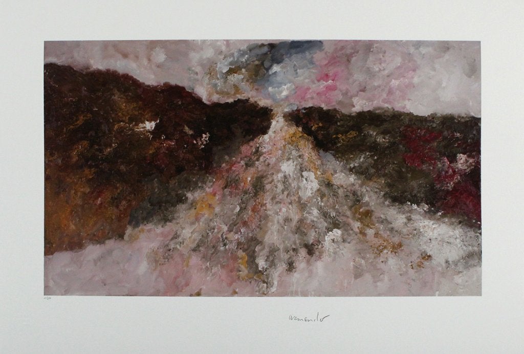 Armando A'dam (1929) Giclee op Papier " De Veldweg " Ges Gen, Ophalen of Verzenden