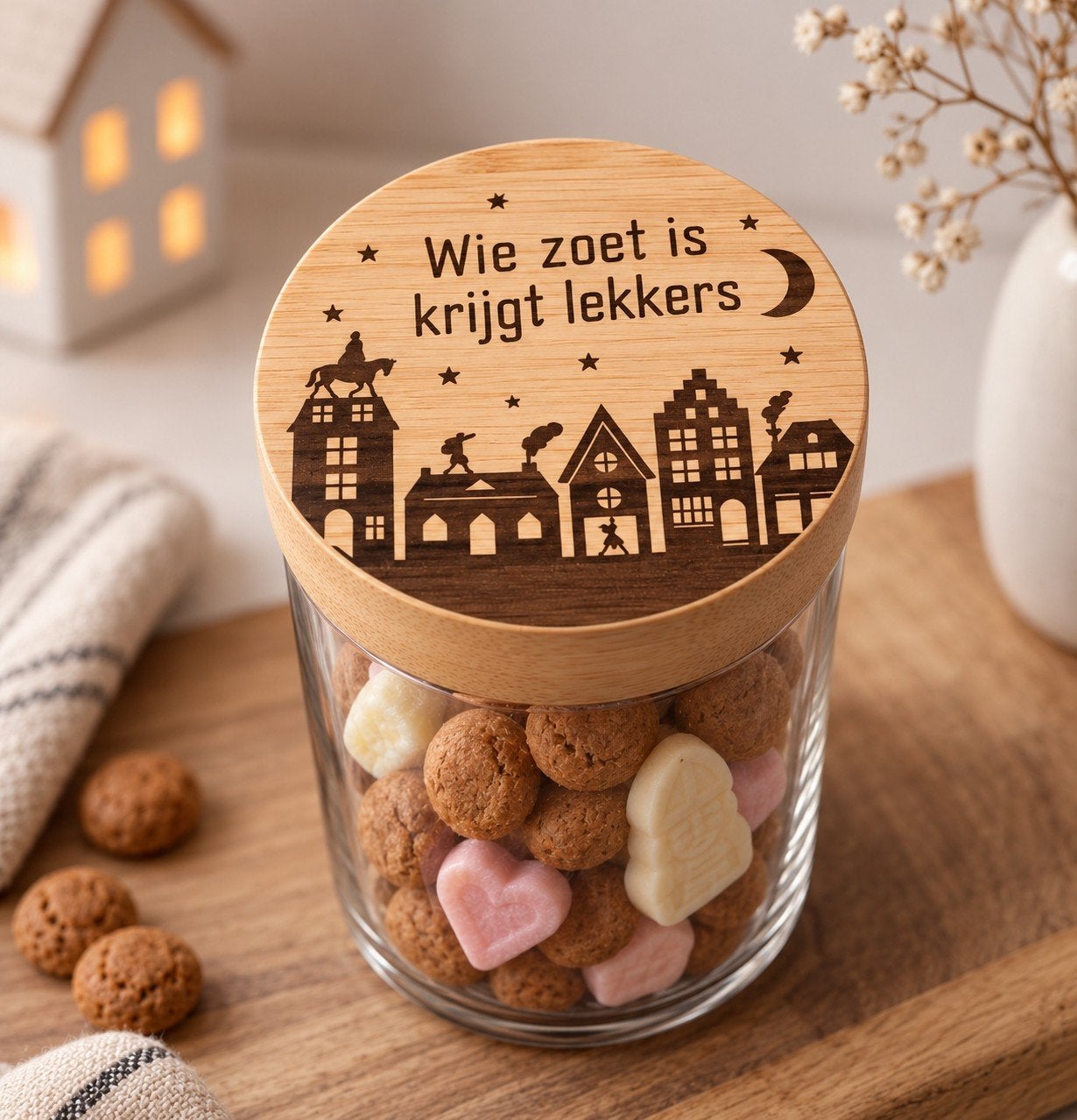Pepernoten snoep pot, Diversen, Ophalen of Verzenden, Nieuw