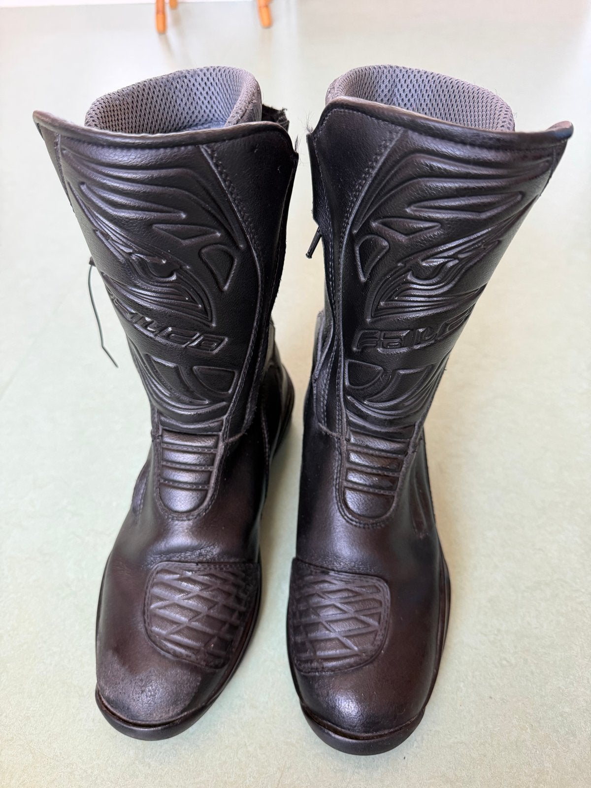 Falco High Tex Leren Motorlaarzen Maat 39, Ophalen of Verzenden, Tweedehands, Dames, Laarzen