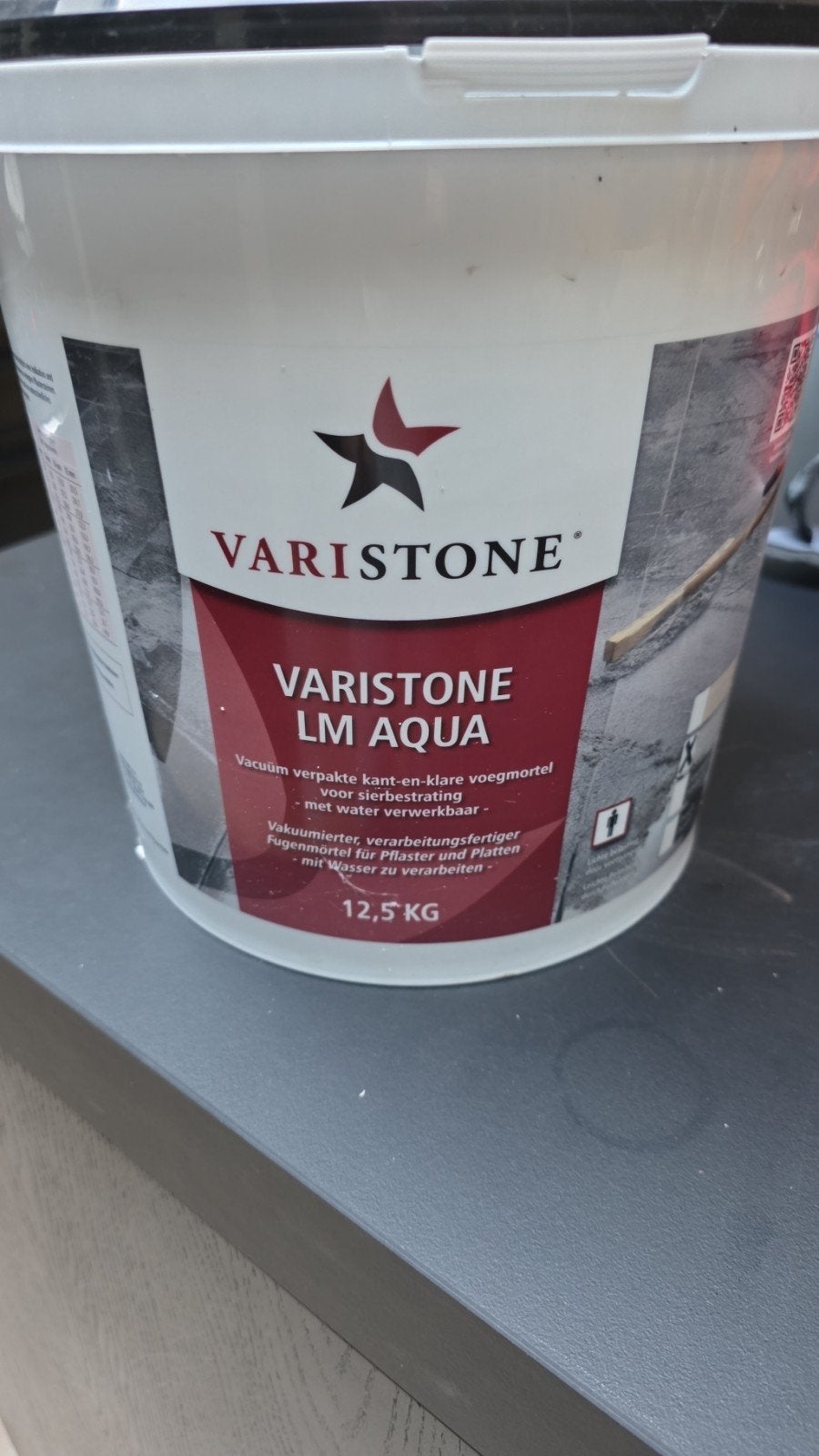 Varistone LM Aqua voegmortel zilvergrijs 12,5 KG, Ophalen of Verzenden