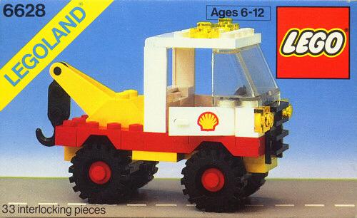 Lego Town Classic Gas Station 6628 Shell Tow Truck, Kinderen en Baby's, Speelgoed | Duplo en Lego, Zo goed als nieuw, Lego, Complete set