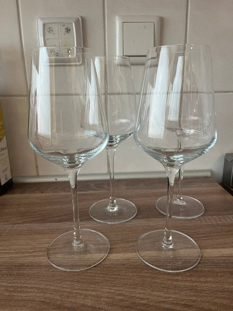 Vivo witte wijnglazen, Glas of Glazen, Vivo, Ophalen of Verzenden, Overige stijlen