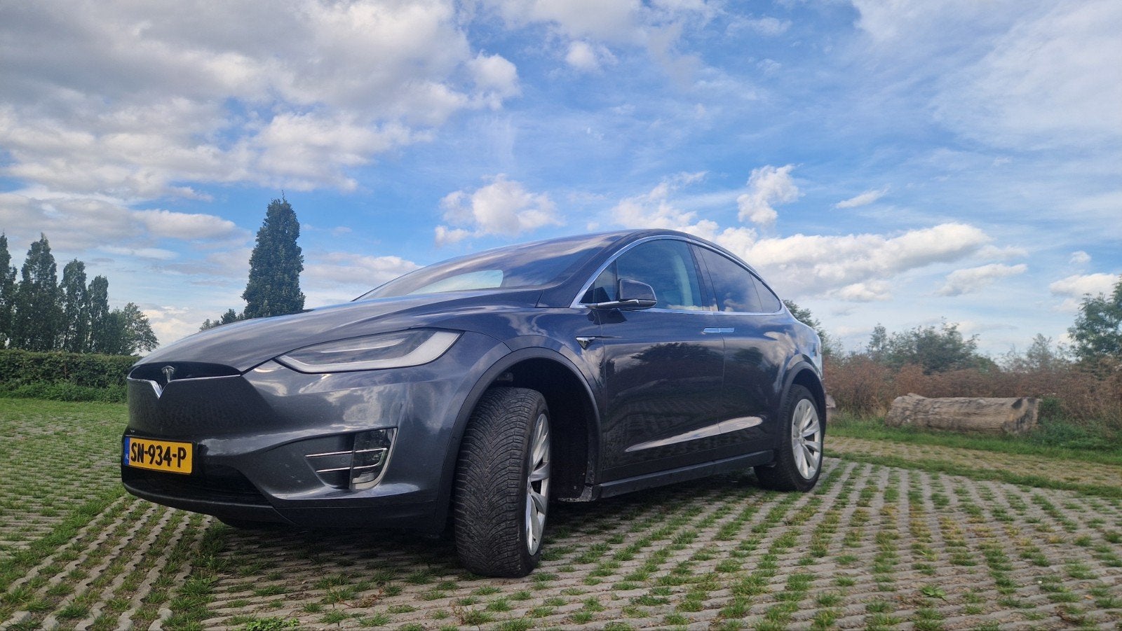 Tesla Model X 100 D uit 2018 met HW 2.5, trekhaak & 7 zitter, Auto's, Tesla, Automaat, Model X, Zwart, 2433 kg
