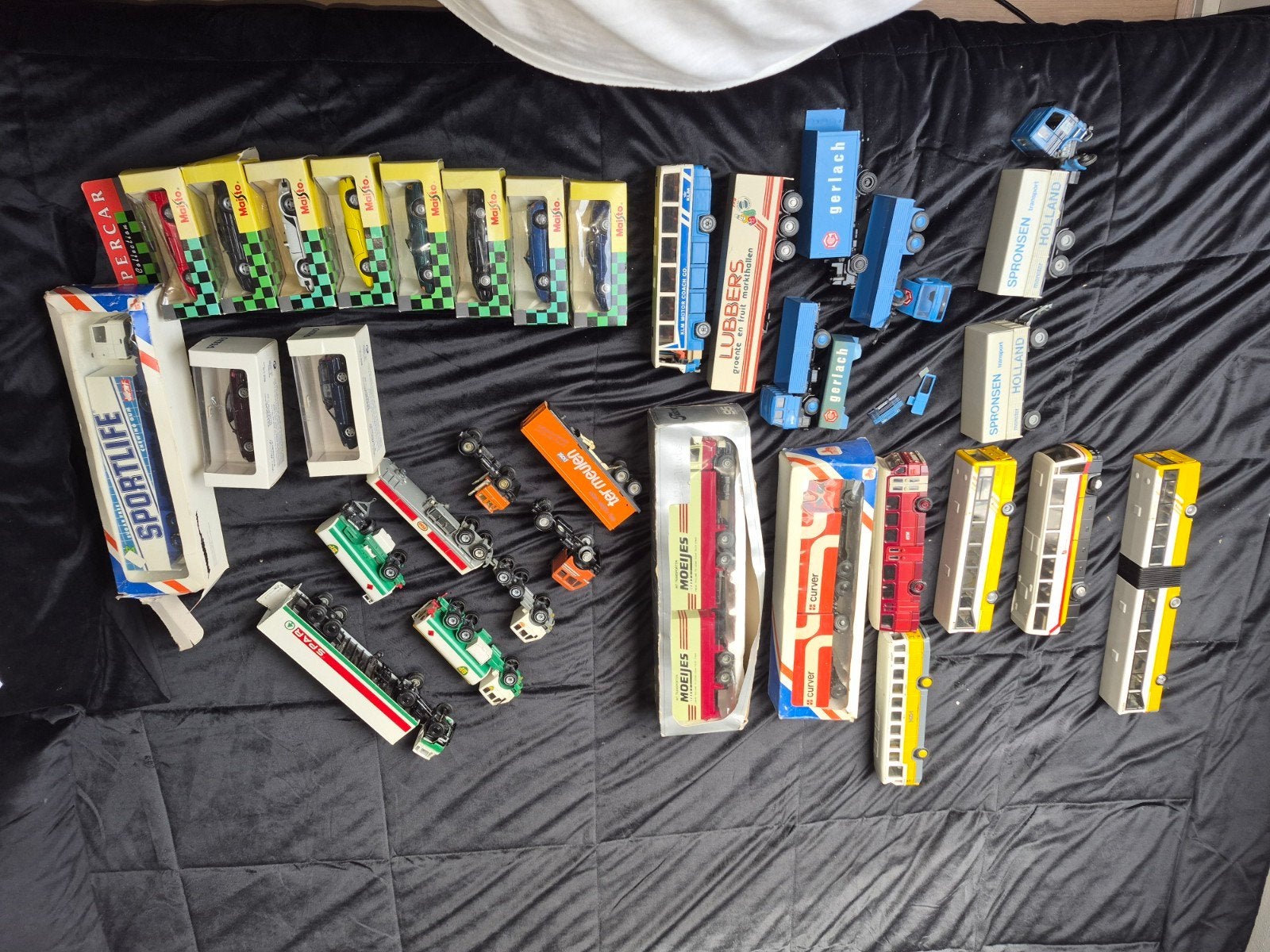 Grote collectie modelauto's en vrachtwagens, Overige merken, Gebruikt, 1:50 of kleiner, Overige typen