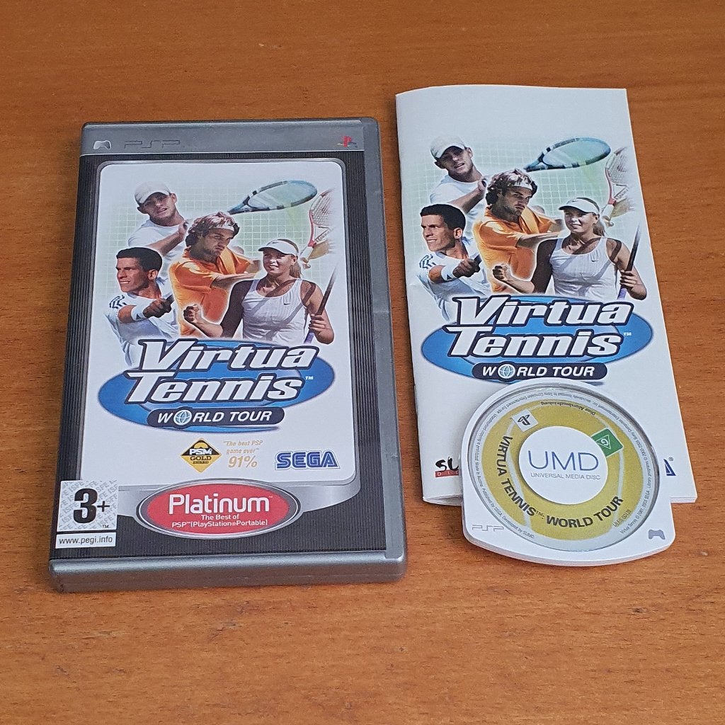 PSP | Virtua Tennis World Tour, Gebruikt, Ophalen of Verzenden, Sport, 3 spelers of meer