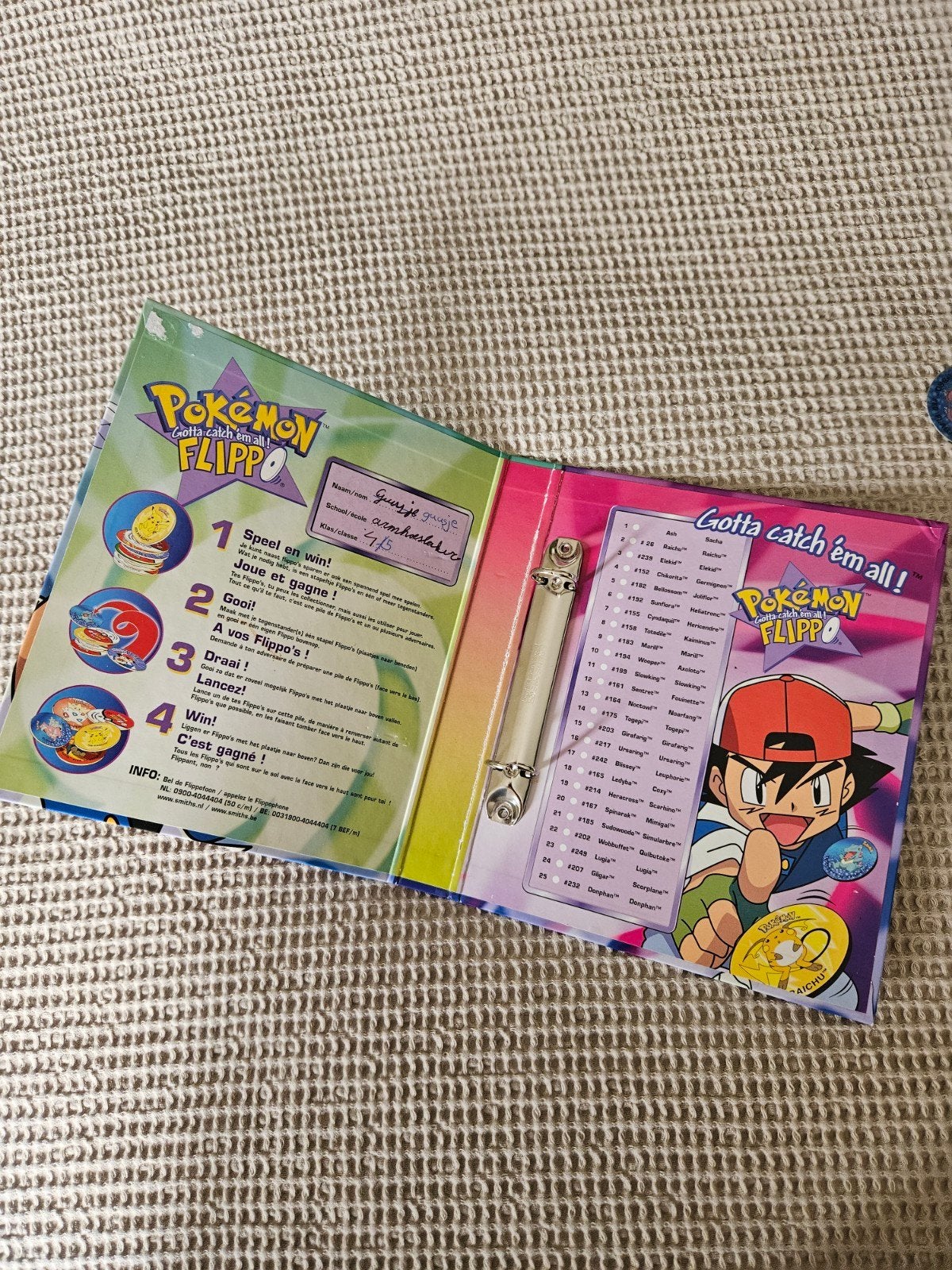 Pokémon Flippo verzamelmap met flippo's, Verzamelen, Flippo's, Ophalen of Verzenden, Joker, Verzameling, Met verzamelmap(pen)