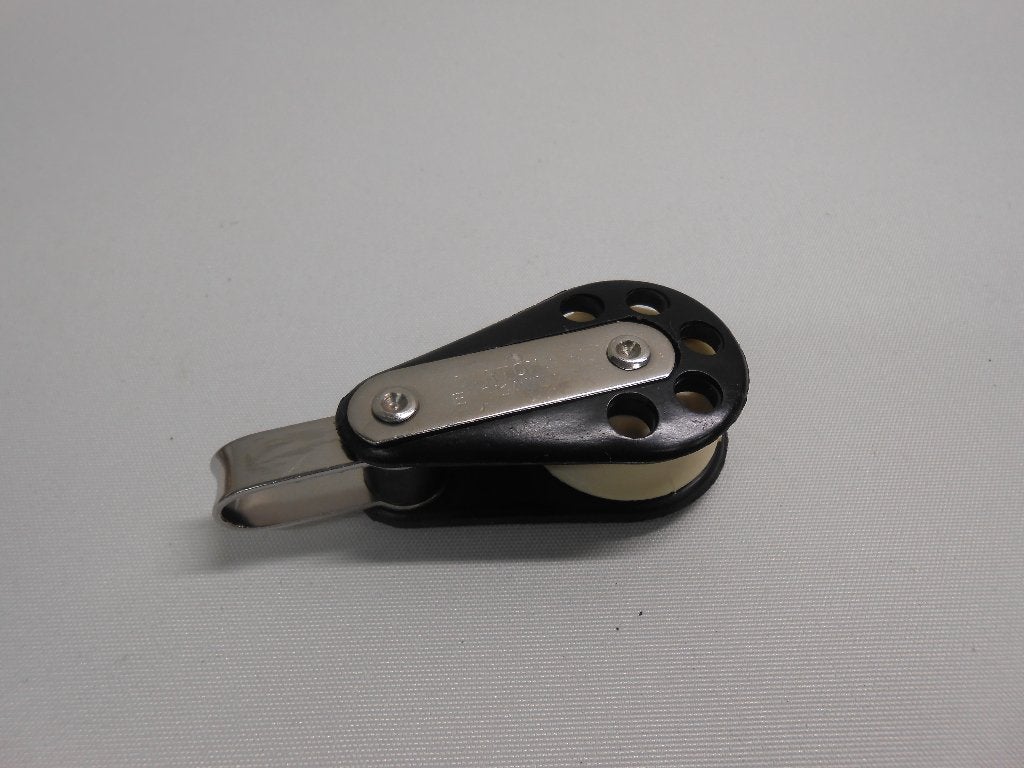 Enkelschijfs Blok / Katrol, voor 6 - 8 mm lijn, Ophalen of Verzenden, Nieuw, Lijn of Blok
