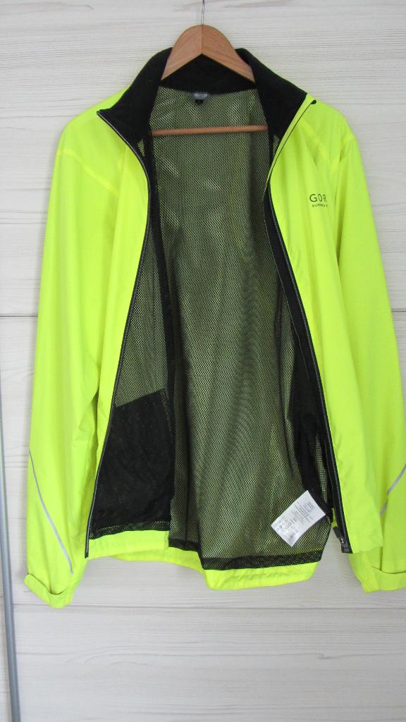 Hardloop windstopper Gore maat XL : Fluoriserend, Geel, Maat 56/58 (XL), Ophalen of Verzenden, Hardlopen of Fietsen
