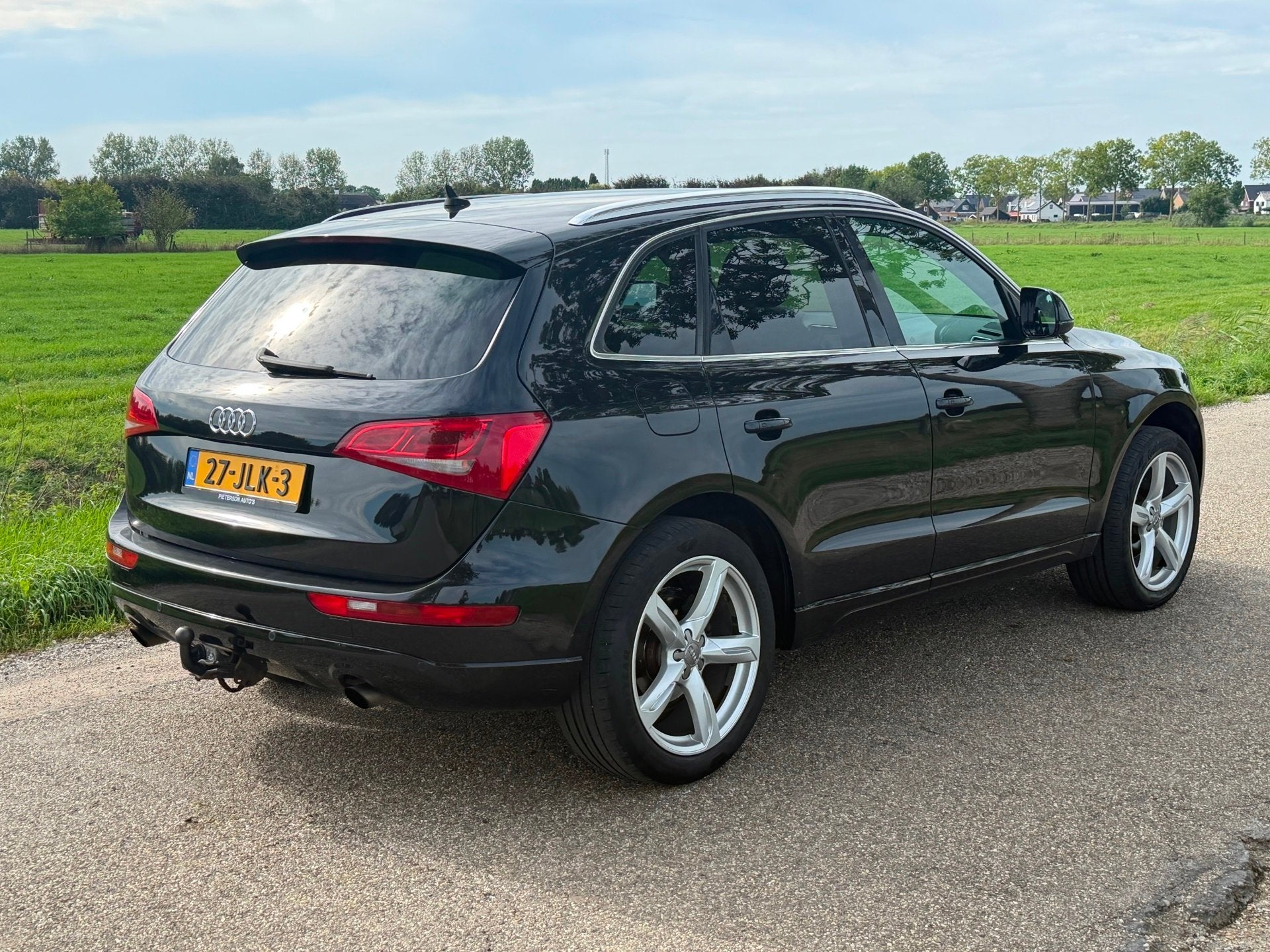 Audi Q5 2.0 TFSI quattro AUT APK 06-2027 NAP, Automaat, Stof, Gebruikt, Zwart