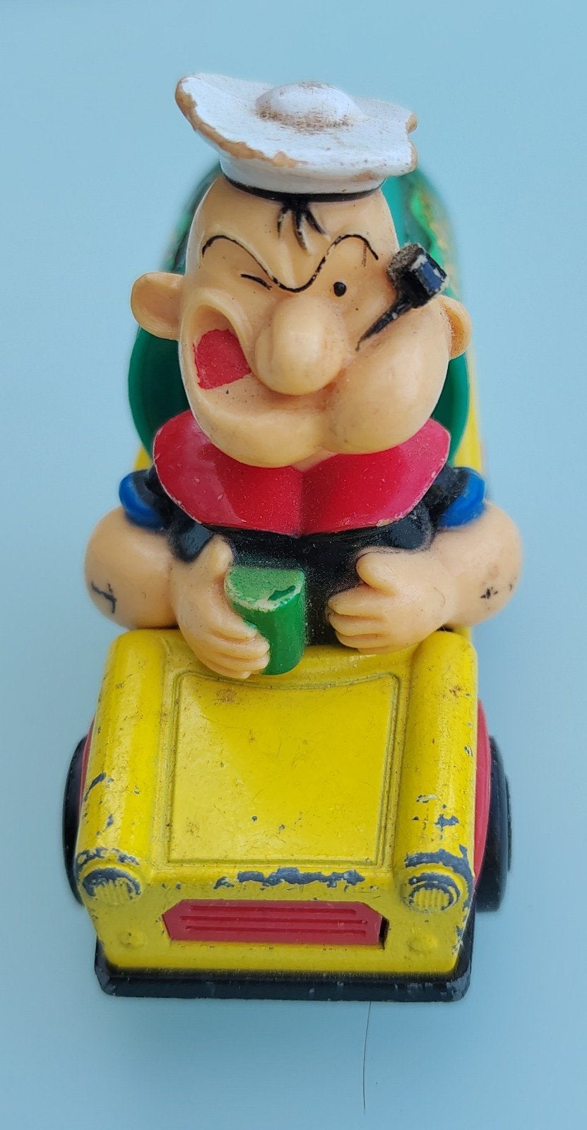 Vintage Matchbox Popeye's Spinach Jeep - 1980 Caracter Ik 13, Ophalen of Verzenden, Gebruikt, Auto, Matchbox