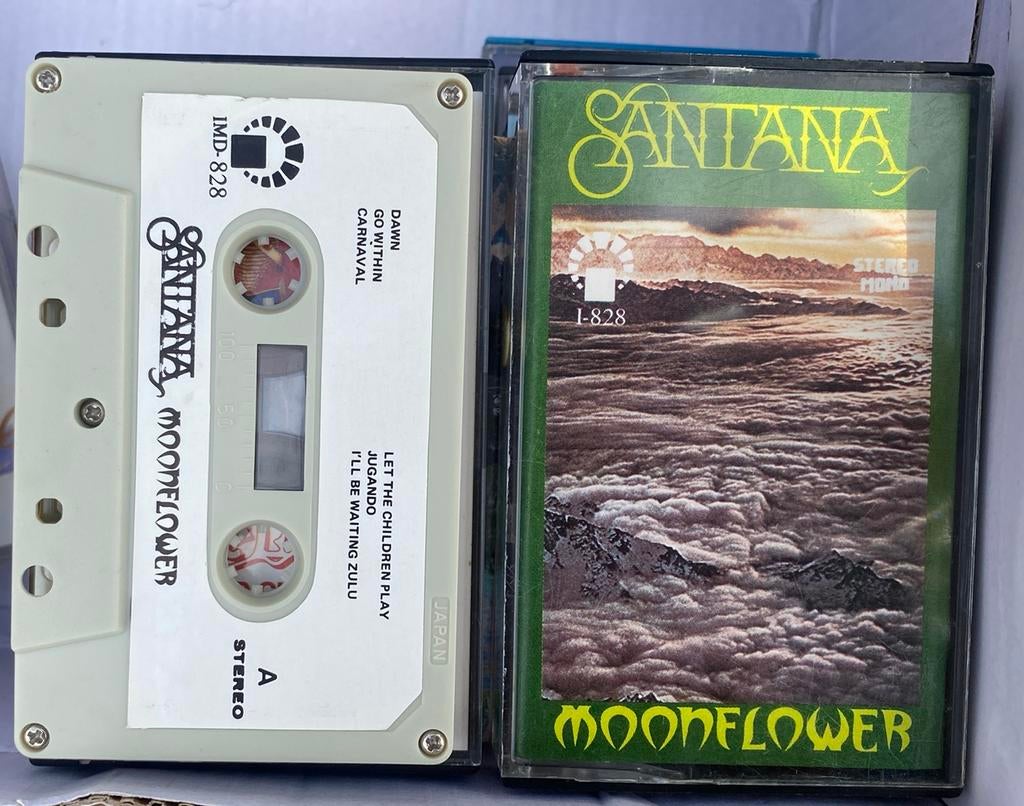 Santana cassette moonflower, Cd's en Dvd's, Cassettebandjes, Ophalen of Verzenden, Gebruikt, Pop, 1 bandje