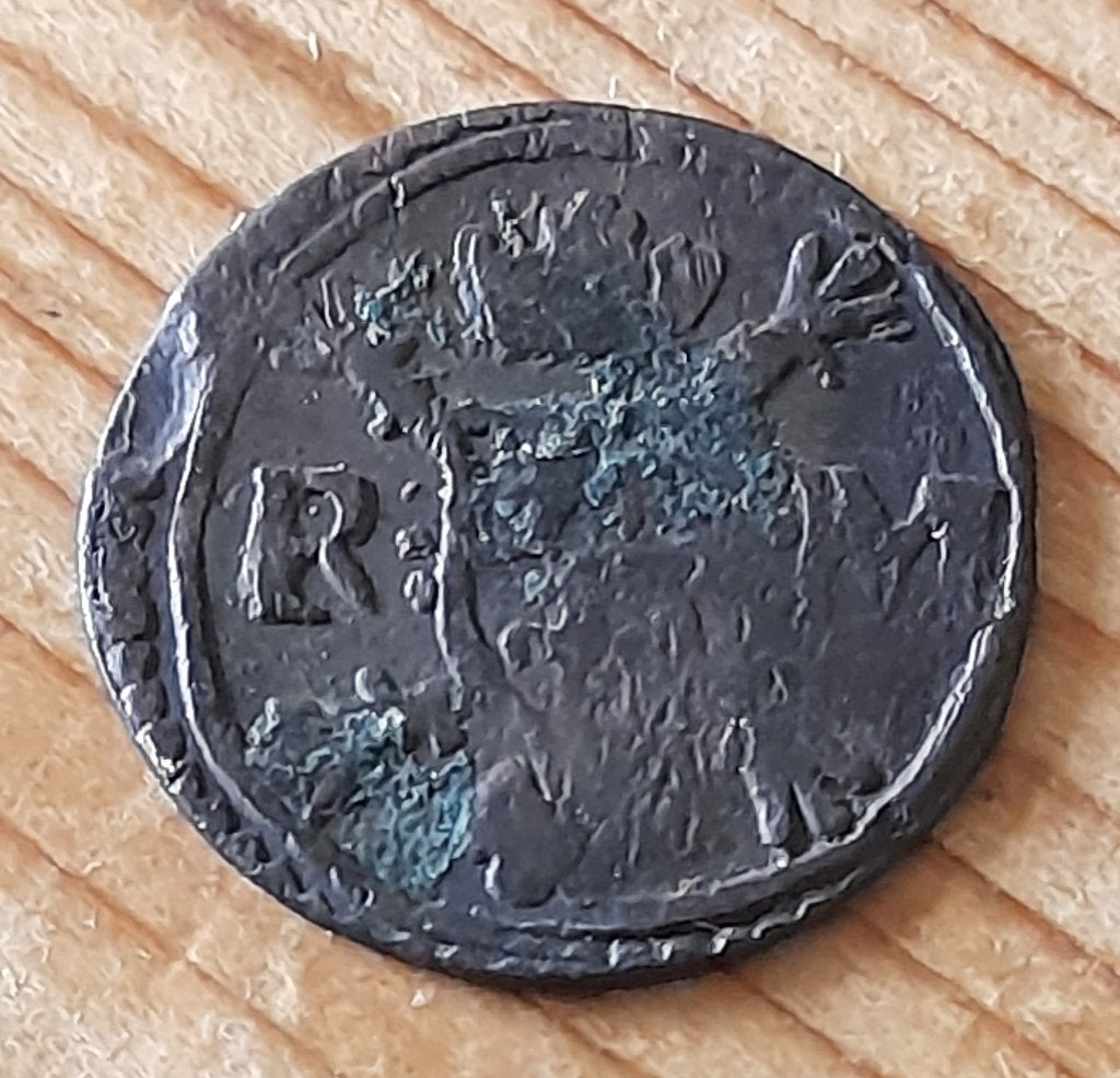 duit Roermond 1659-1665 zj, Postzegels en Munten, Munten | Nederland, Ophalen of Verzenden, Vóór koninkrijk, Overige waardes, Losse munt