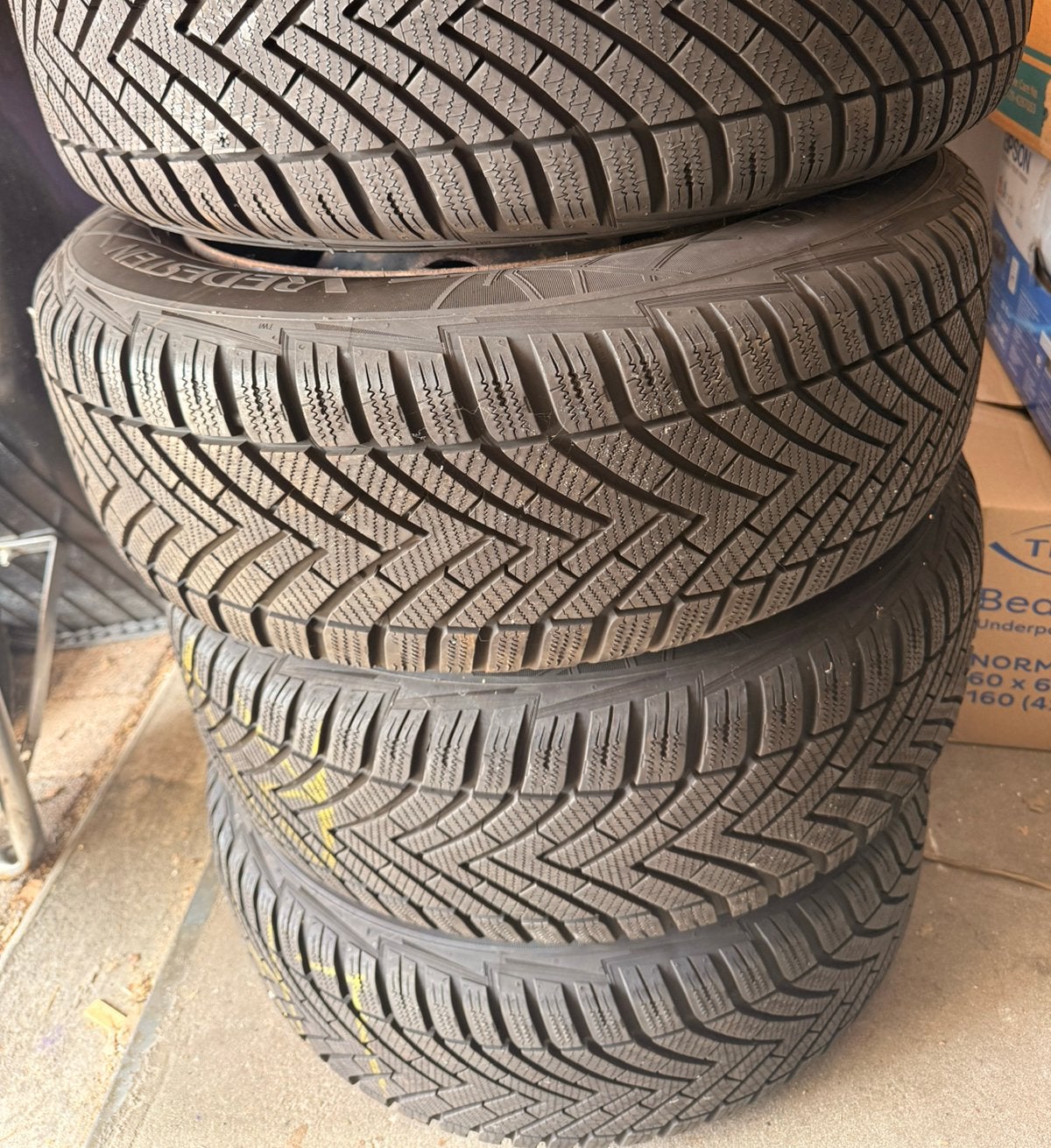 215 55 r16 Vredestein wintrac, Auto diversen, Ophalen