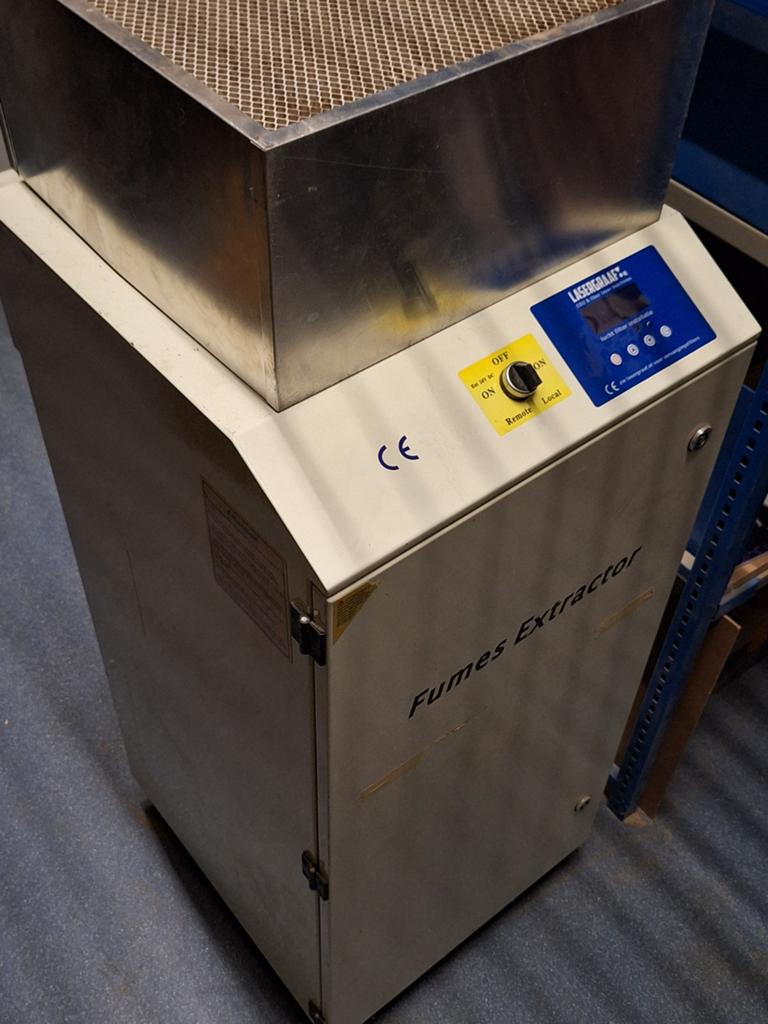 Pure-Air PA-500FS IQ rookgas/ laserafzuiger 500m3 /uur, 220v, Ophalen, Gebruikt, Afzuiger
