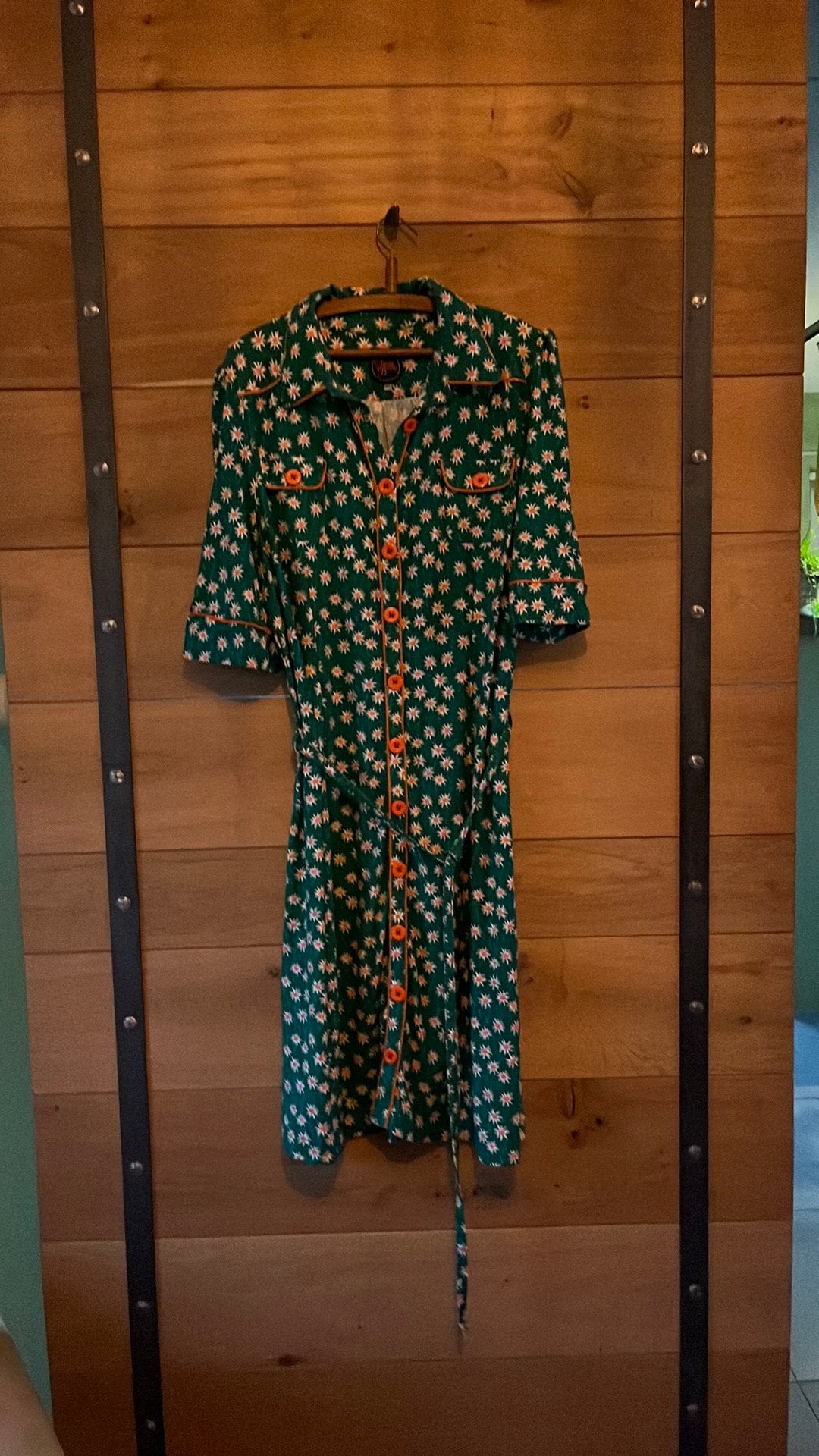 Tante Betsy jurk XXL, Ophalen of Verzenden, Zo goed als nieuw, Groen, Jurk