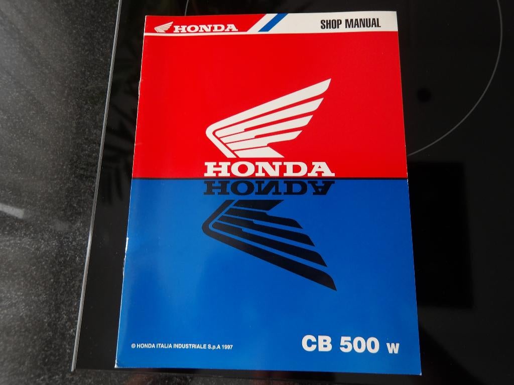 HONDA werkplaatshandboek addendum CB500 w 1997, Motoren, Verzenden, Honda