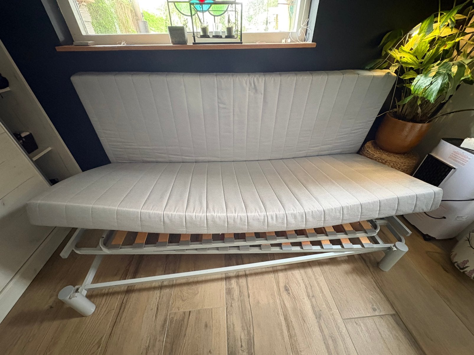 Slaapbank, Ophalen, Gebruikt, Tweepersoons, 140 cm