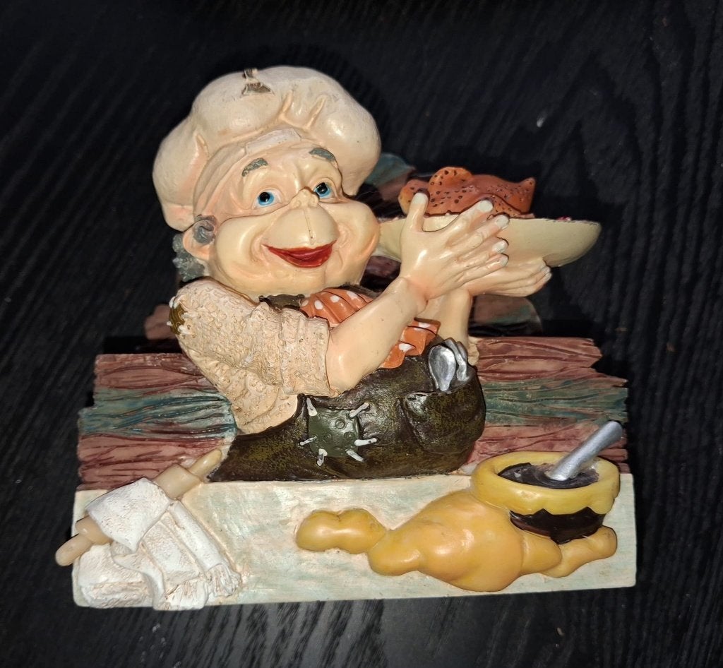 Laaf servethouder, Ophalen of Verzenden, Zo goed als nieuw, Beeldje of Poppetje
