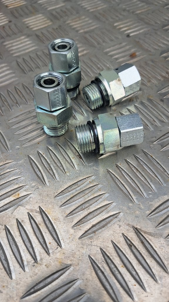 hydrauliek koppeling 1/2  BSP x 12 L, Ophalen of Verzenden, Nieuw