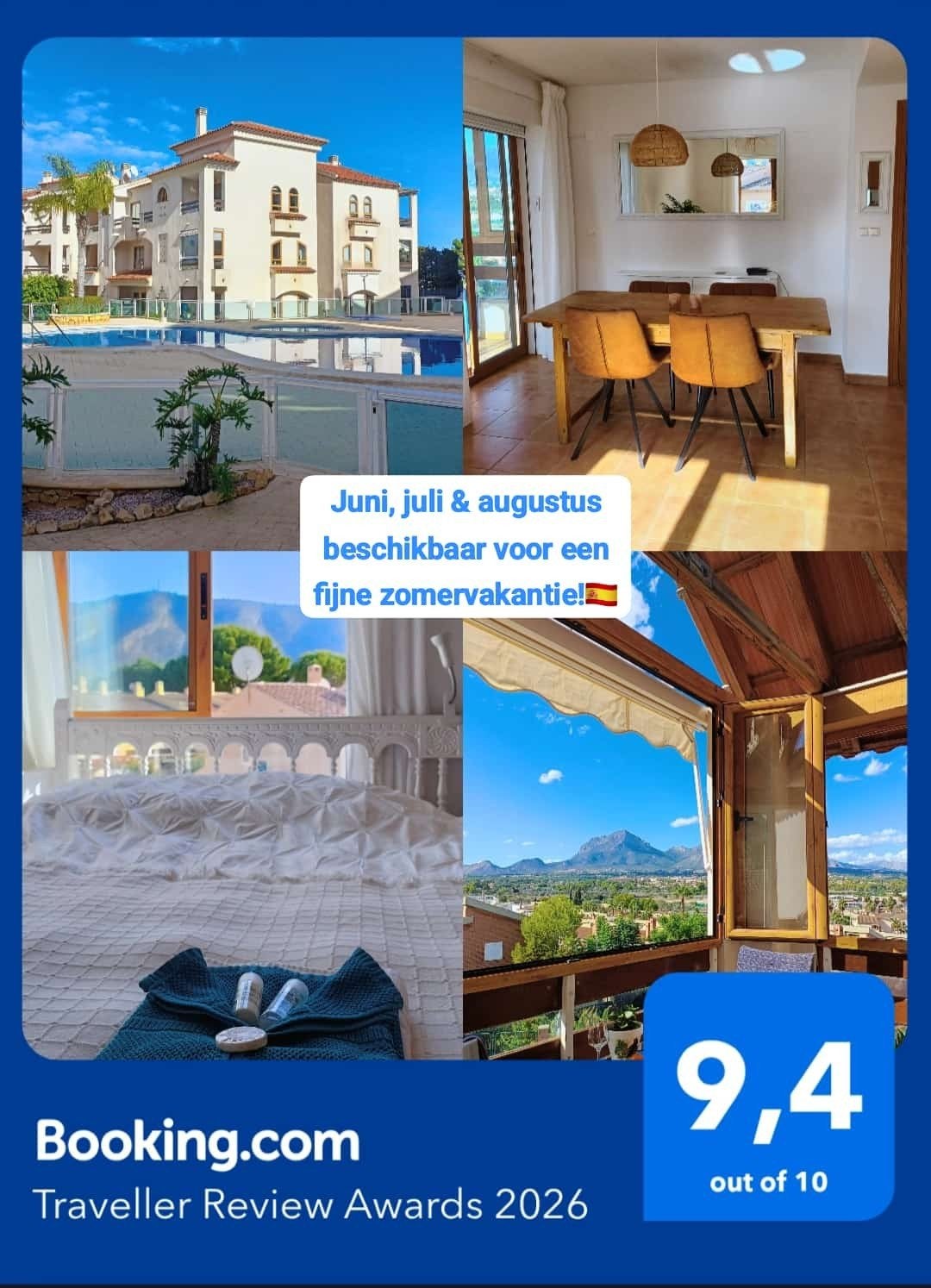 Appartement Albir, Alicante, Spanje, Eén persoon, 3 overnachtingen of meer