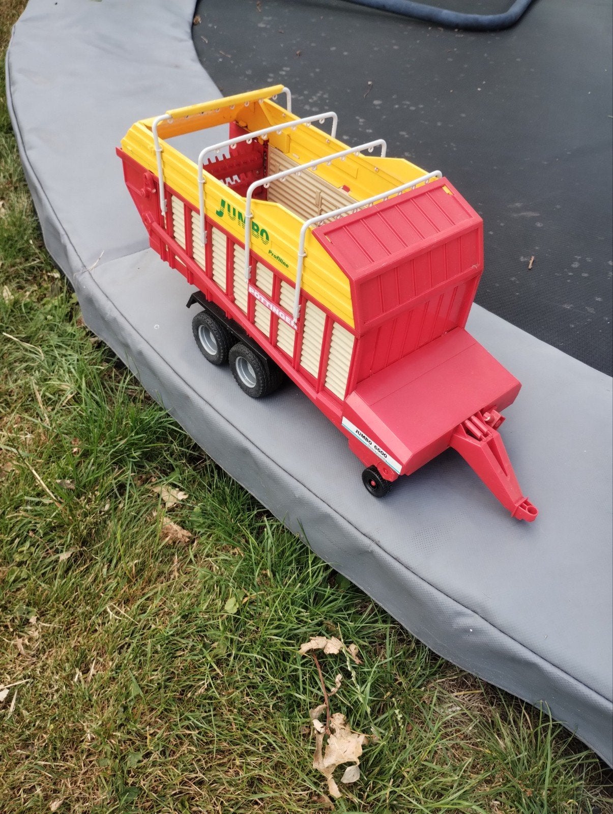 Bruder Opraapwagen, Ophalen, Gebruikt