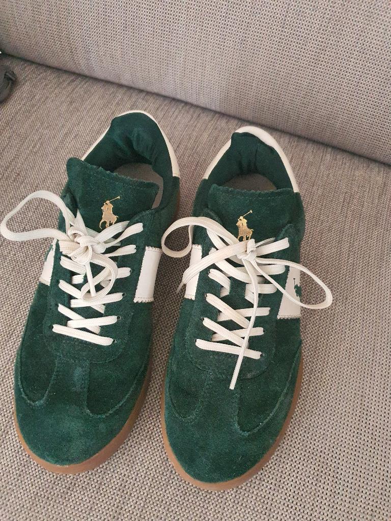 Ralph Lauren Heritage Aera Suede Sneaker Forest/Off White 39, Kleding | Dames, Schoenen, Gedragen, Sneakers of Gympen, Groen, Ophalen