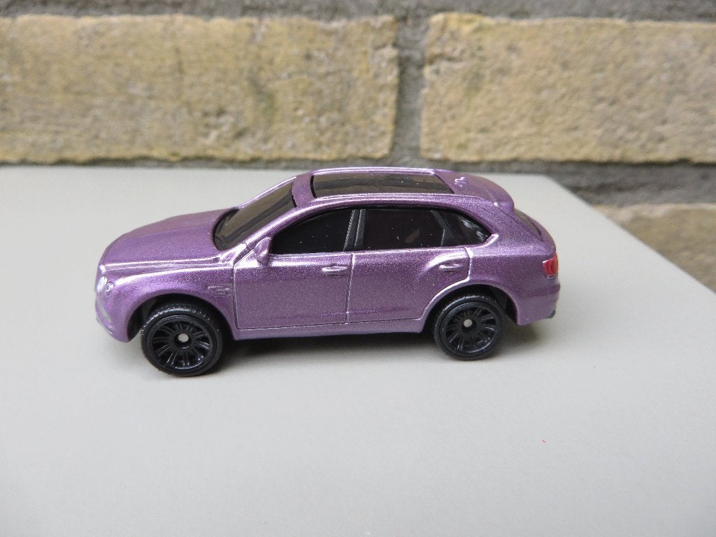 Matchbox Bentley Bentayga paars, Ophalen of Verzenden, Nieuw, Auto