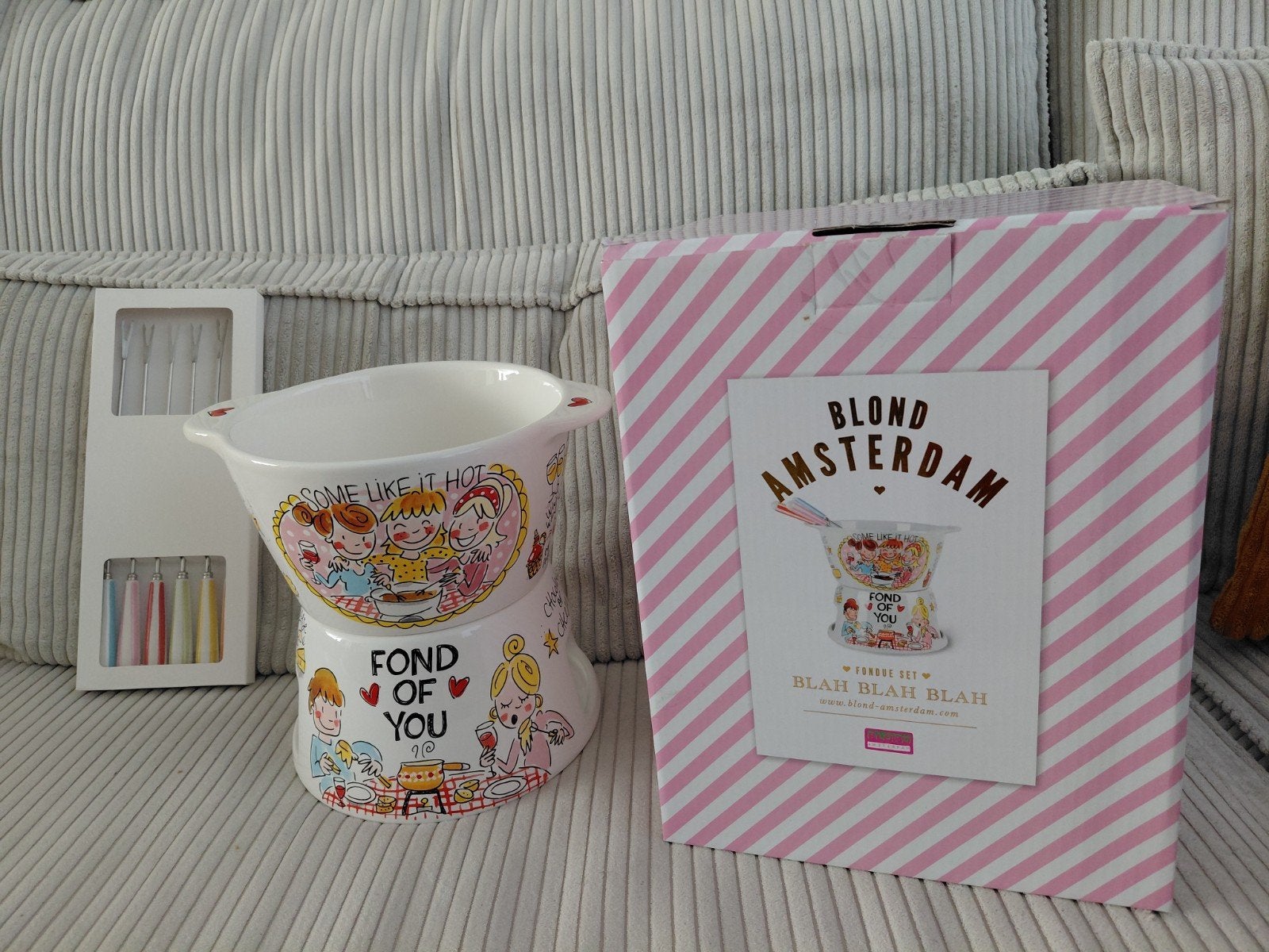 Blond Amsterdam Fondue Set - Nieuw in Doos, Ophalen of Verzenden, Nieuw, Brander, Fondueset