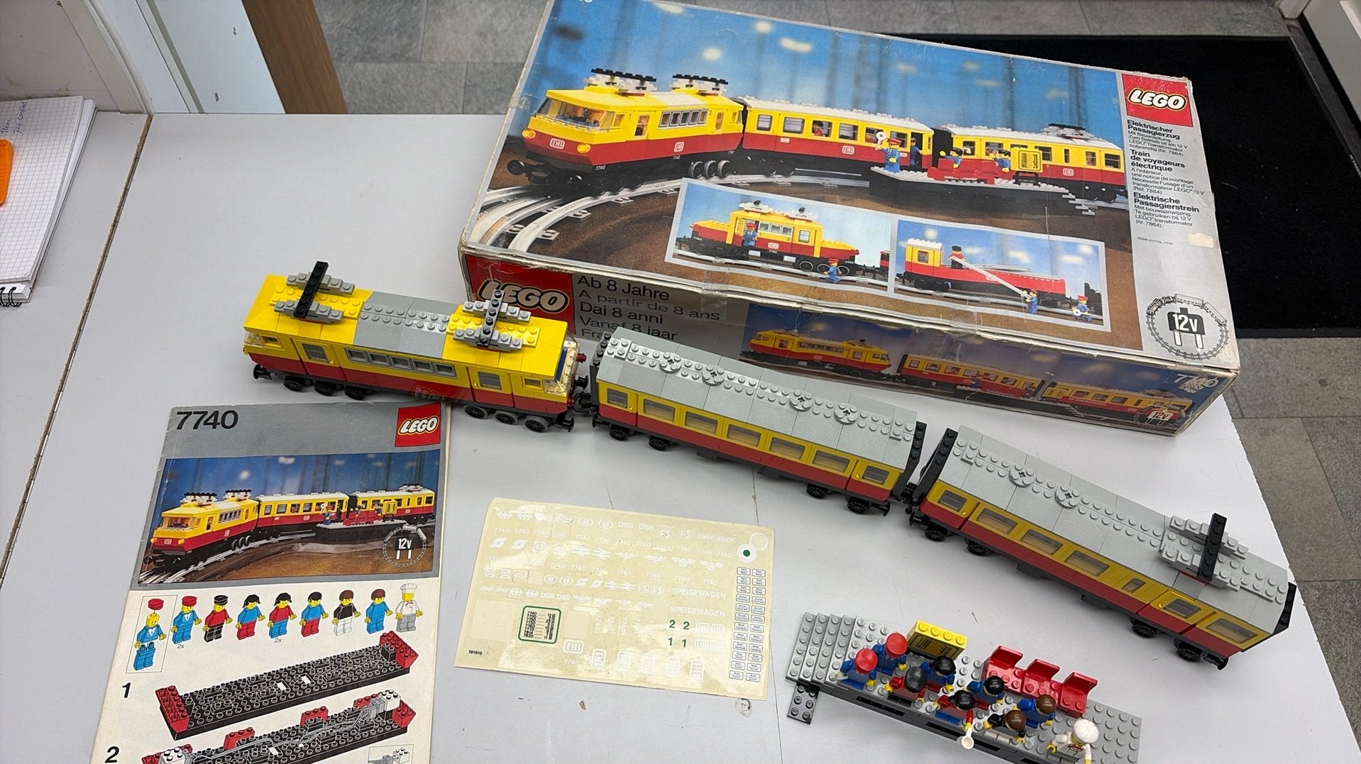 SB3047 Lego trein 7740 12v, Ophalen of Verzenden, Zo goed als nieuw