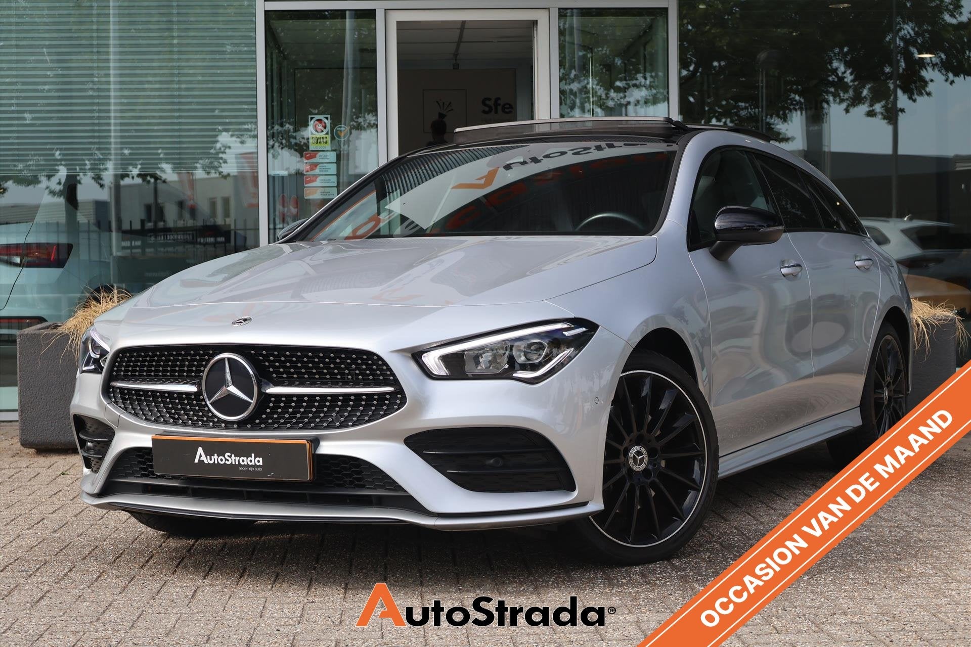 Mercedes CLA Shooting Brake 250e AMG-Line 218pk SoH 96% Pano, Auto's, CLA, 77 km/l, Gebruikt, 4 cilinders