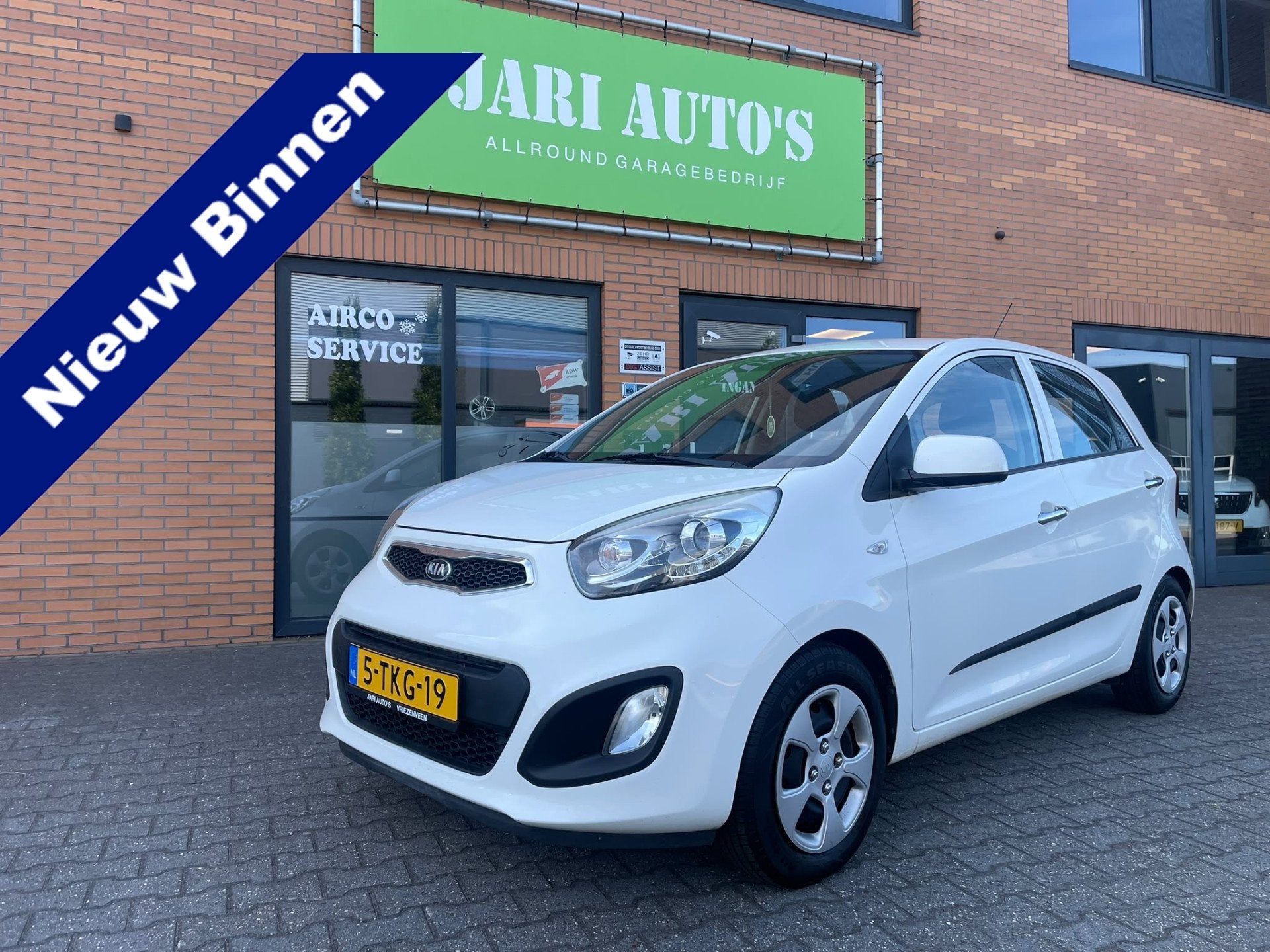 Kia Picanto 1.0 CVVT BusinessLine Airco, zuinig rijden, Voorwielaandrijving, Euro 5, Stof, Gebruikt