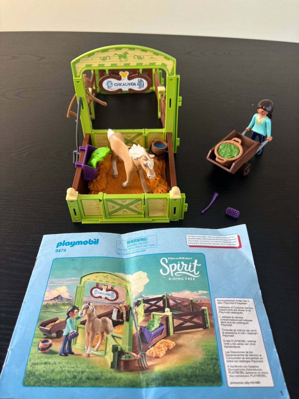 Playmobil Spirit - 9479 paardenstal, Ophalen, Zo goed als nieuw