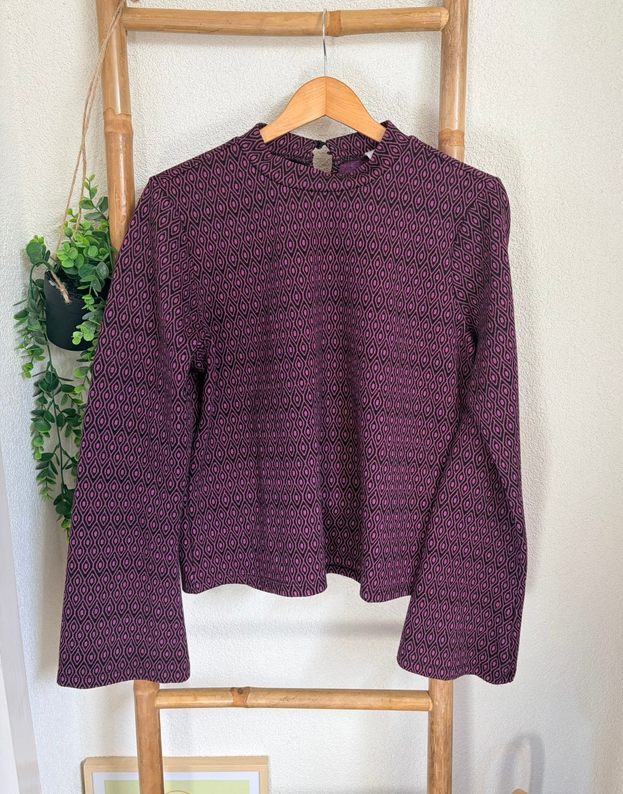 Cotton Club trui maat L, Ophalen of Verzenden, Zo goed als nieuw, Maat 42/44 (L), Paars